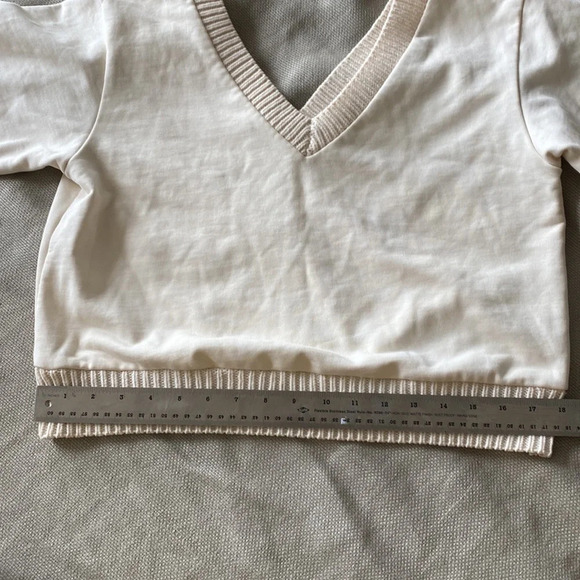 3.1 Phillip Lim French Terry Crop Sweater small - Picture 7 of 11
